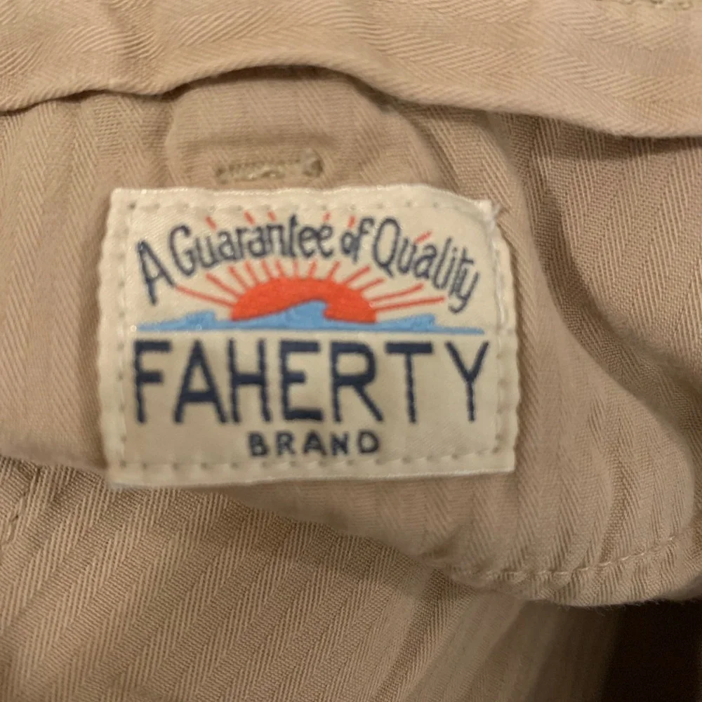 Faherty Island Life Shorts Men's 32 Khaki 8